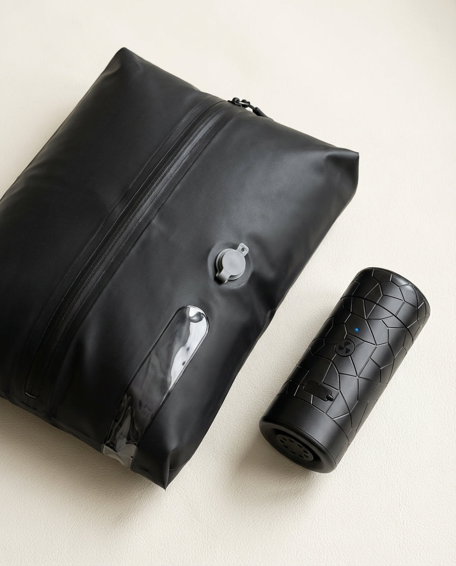 Compression Bag da Viaggio XL – Zip sigillata + Valvola One-Way